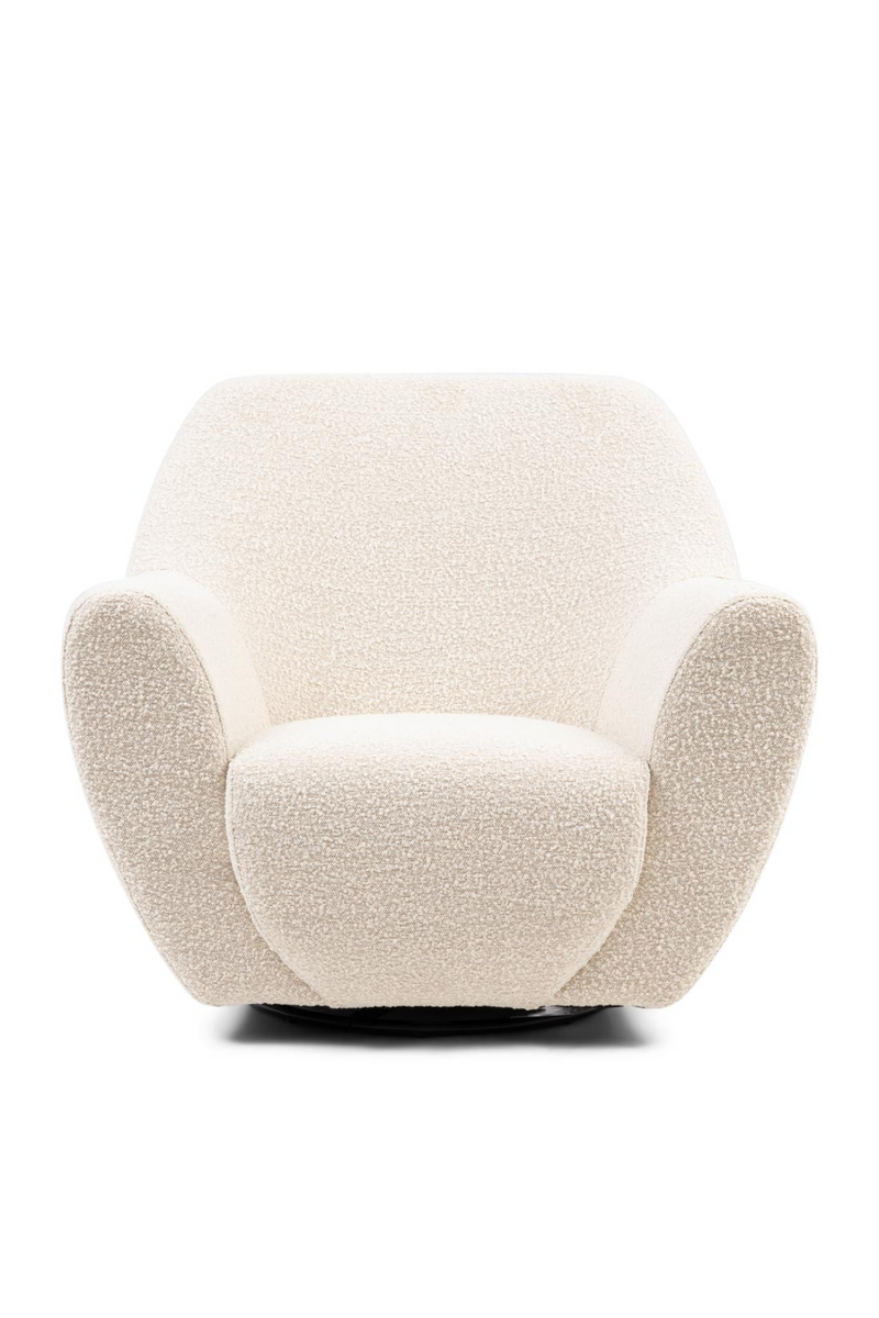 Bouclé Upholstered Swivel Chair | Rivièra Maison The Jill | Oroatrade.com