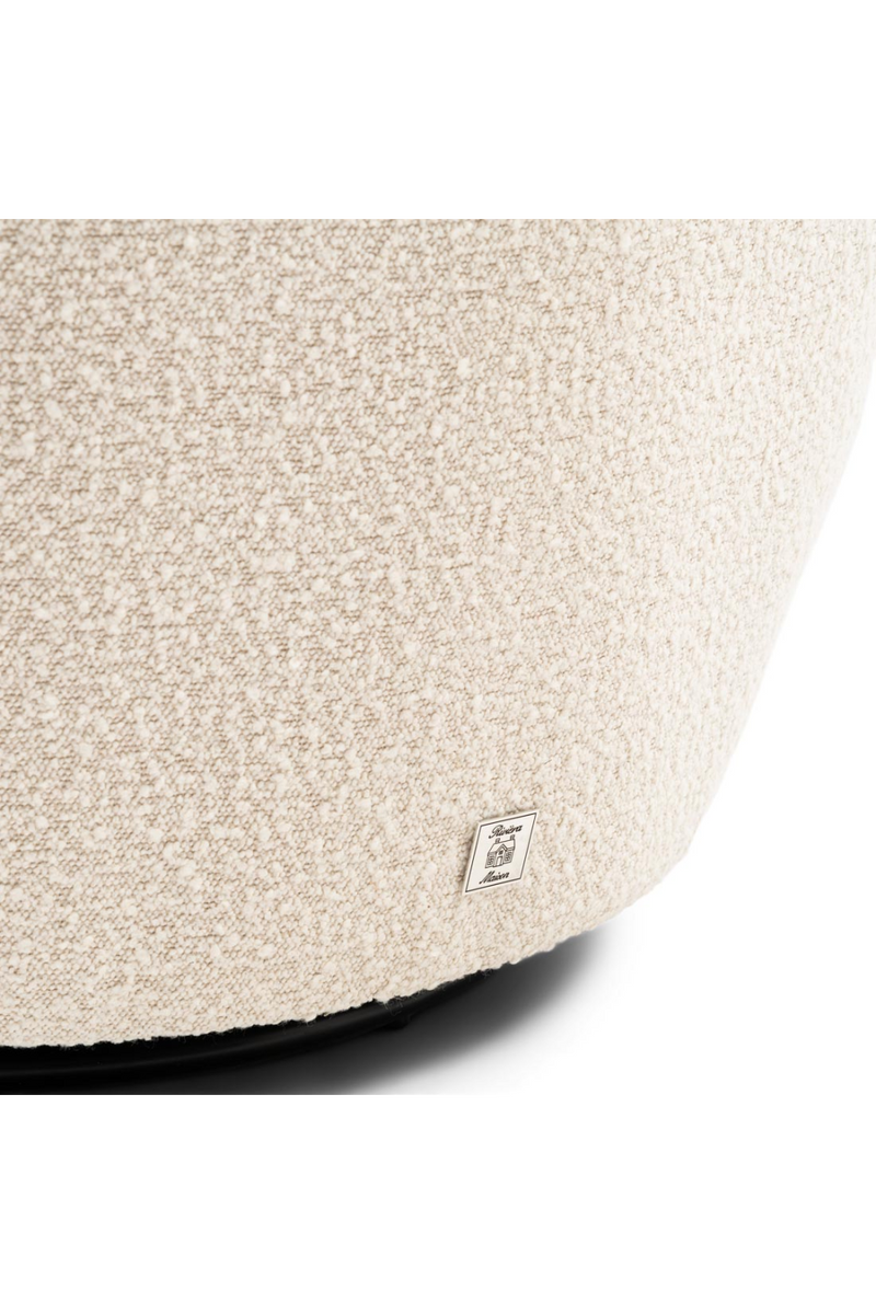 Bouclé Upholstered Swivel Chair | Rivièra Maison The Jill | Oroatrade.com