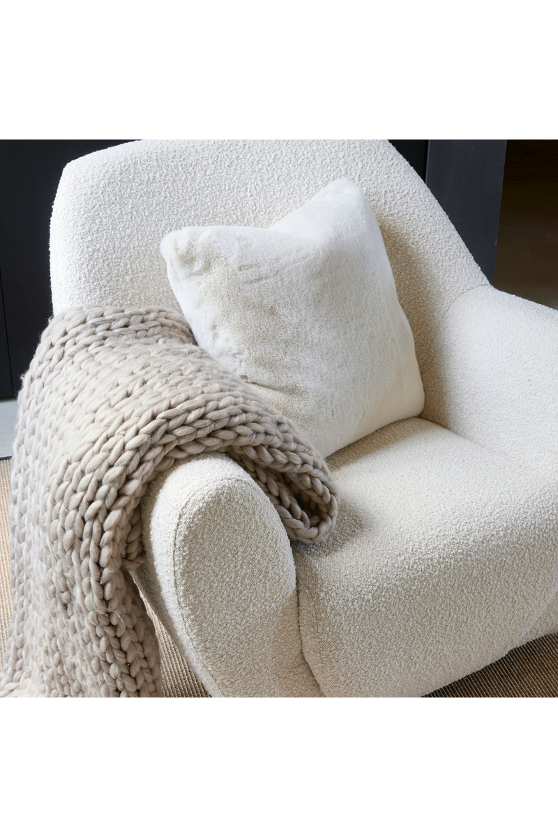 Bouclé Upholstered Swivel Chair | Rivièra Maison The Jill | Oroatrade.com