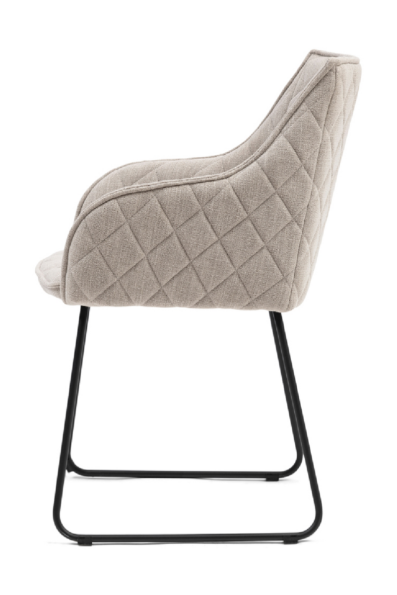 Quilted Dining Armchair | Rivièra Maison Frisco Drive | Oroatrade.com