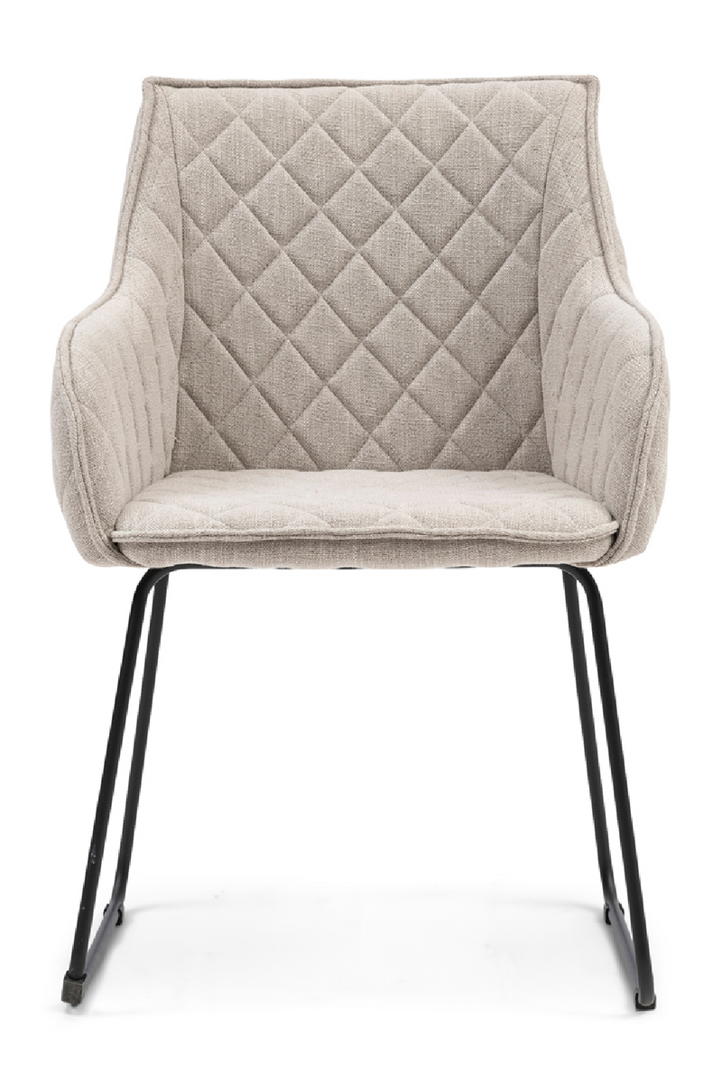 Quilted Dining Armchair | Rivièra Maison Frisco Drive | Oroatrade.com