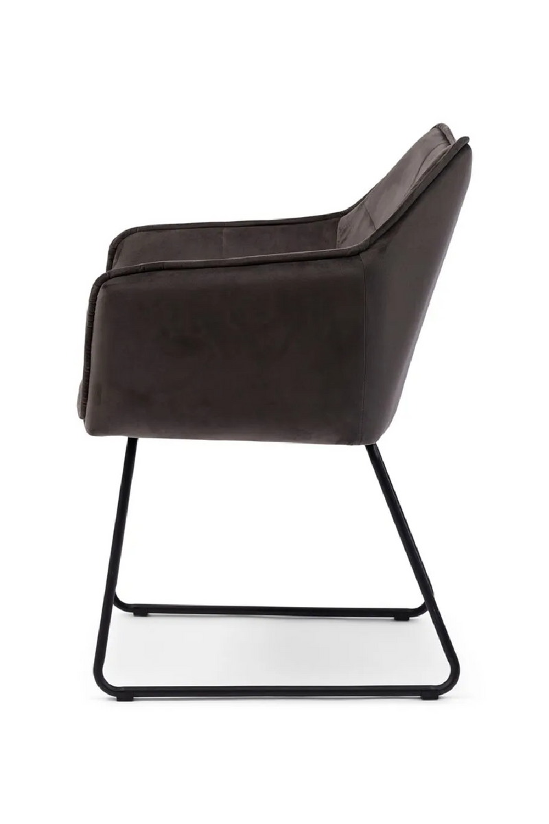 Velvet Diamond-Pattern Dining Armchair | Rivièra Maison | Oroatrade.com