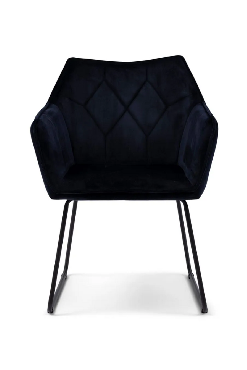 Velvet Diamond-Pattern Dining Armchair | Rivièra Maison | Oroatrade.com