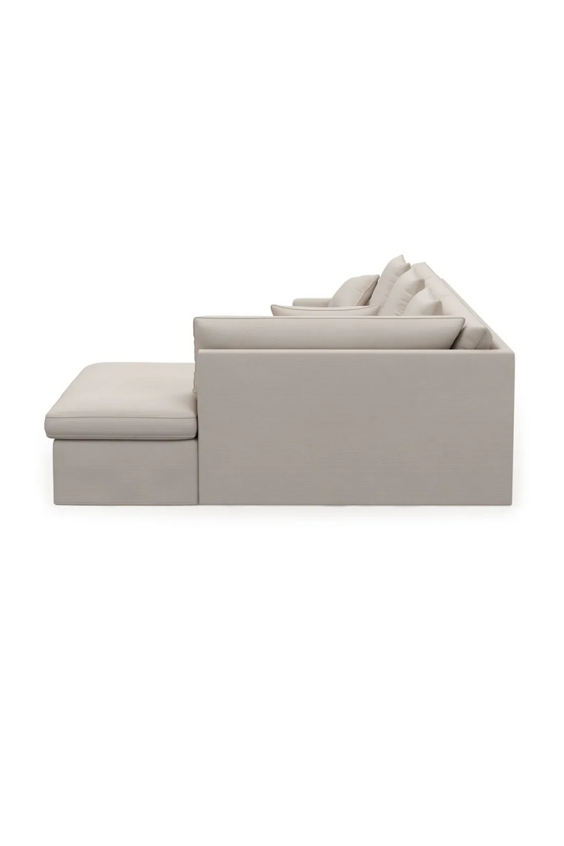 Natural Fabric Corner Sofa | Rivièra Maison Lennox (MTO)  | Oroatrade.com