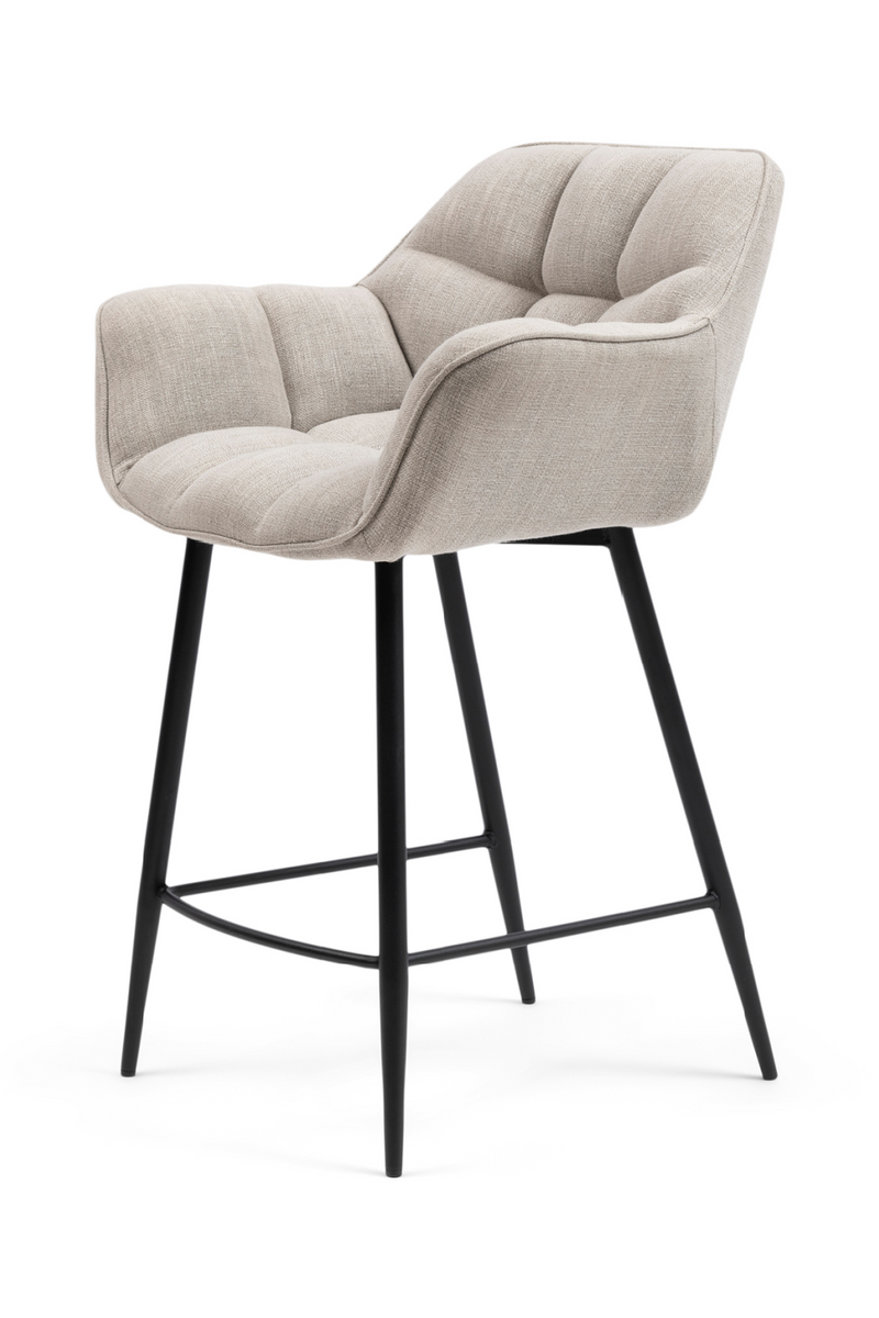 Gray Linen Counter Chair | Rivièra Maison Carnaby | Oroatrade.com