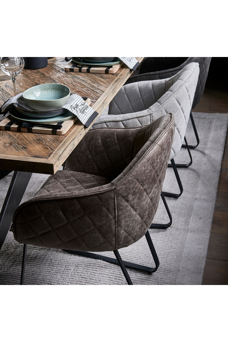 Industrial Leather Dining Armchair | Rivièra Maison Ritz | Oroatrade.com