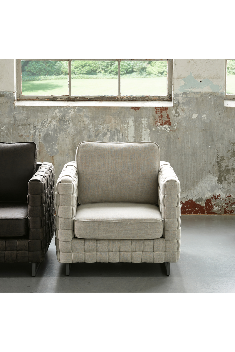 Braided Linen Armchair | Rivièra Maison Room 48 | Oroatrade.com