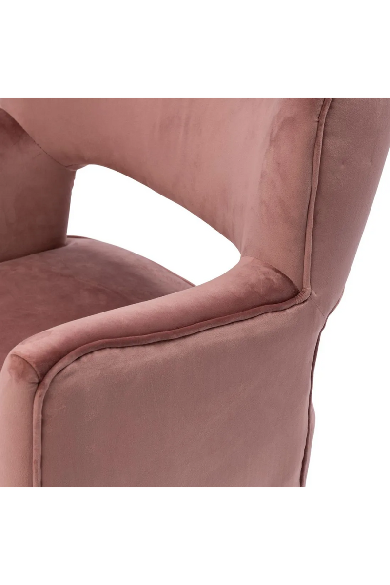 Velvet Cut-Out Dining Armchair | Rivièra Maison Laurel | Oroatrade.com