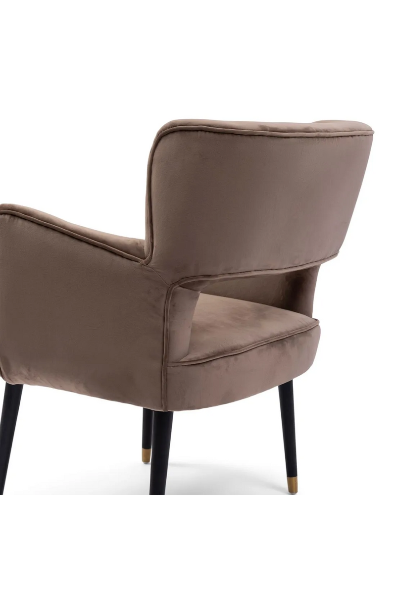 Velvet Cut-Out Dining Armchair | Rivièra Maison Laurel | Oroatrade.com