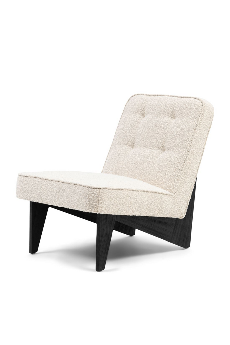 White Boucle Lounge Chair | Rivièra Maison St. Moritz | Oroatrade.com