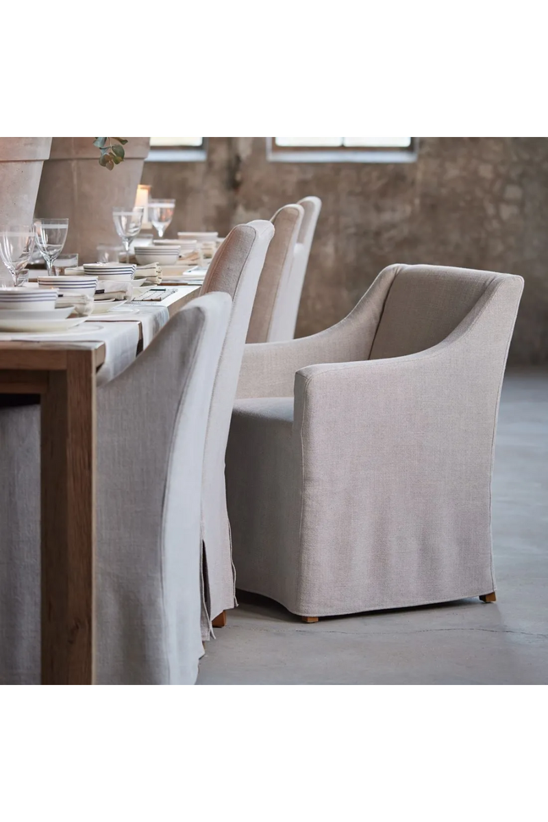 Loose Covered Dining Armchair | Rivièra Maison Firenze | Oroatrade.com