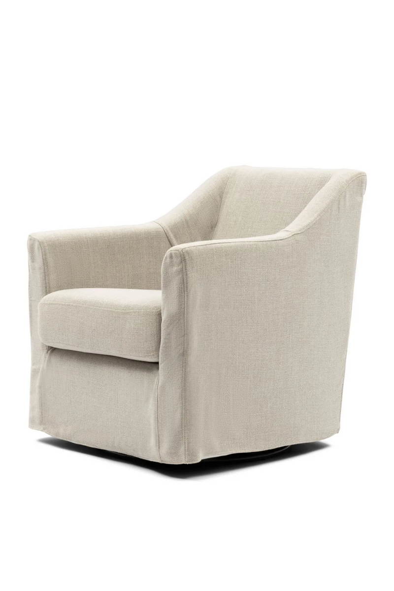 Beige Rotatable Lounge Chair | Rivièra Maison Huntington | Oroatrade.com