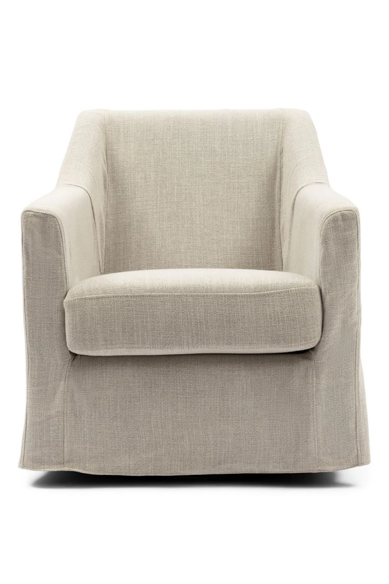 Beige Rotatable Lounge Chair | Rivièra Maison Huntington | Oroatrade.com