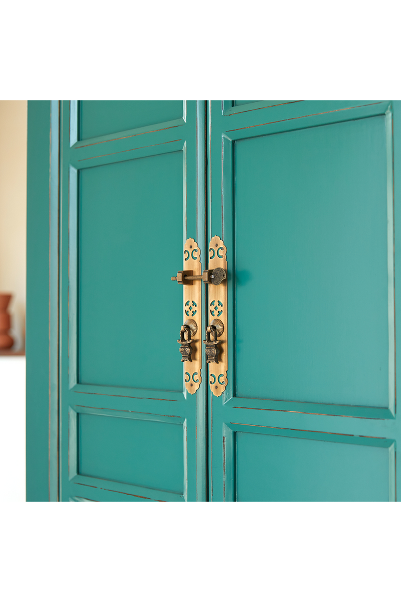 Turquoise Pine Cabinet | Tikamoon Sui | Oroatrade.com
