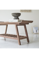 Solid Walnut Console Table | Tikamoon Pampa | Oroatrade.com