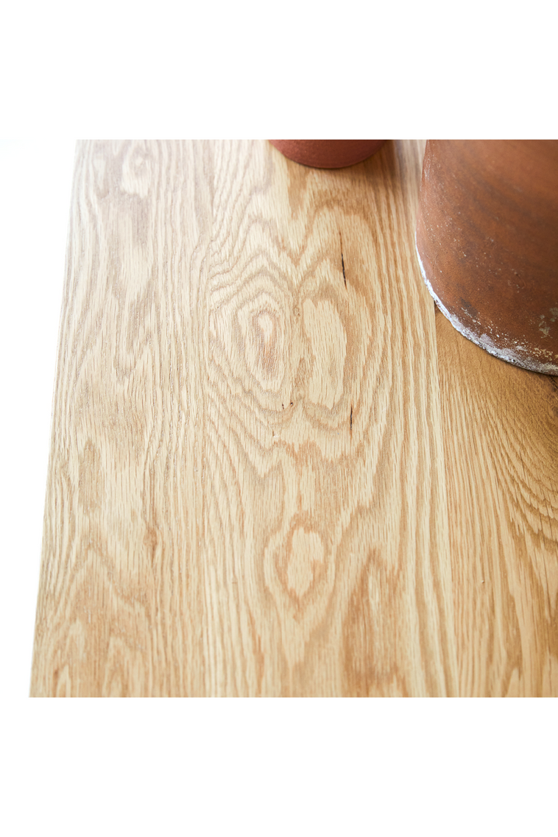 Solid Oak Console Table | Tikamoon Clovis | Oroatrade.com