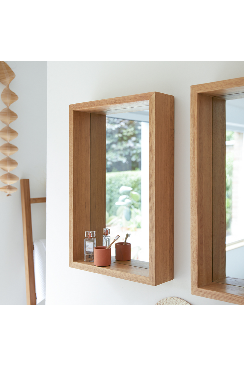 Rectangular Oak Mirror | Tikamoon Easy | Oroatrade.com