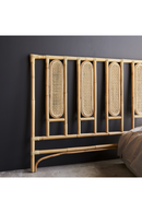 Caned Rattan Queen Headboard 63" | Tikamoon Paulette | OROA TRADE