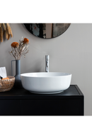 Round Ceramic Bathroom Sink | Tikamoon Luna | Oroatrade.com