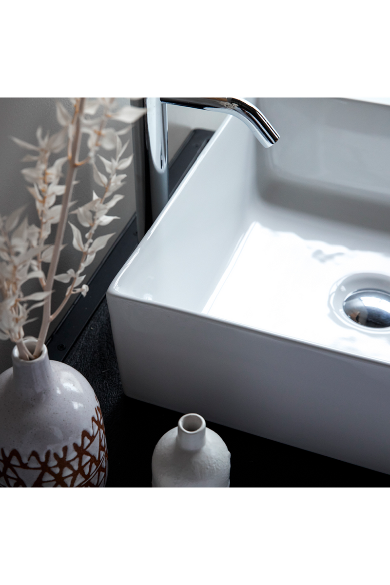 Ceramic Contemporary Bathroom Sink | Tikamoon Lada | Oroatrade.com