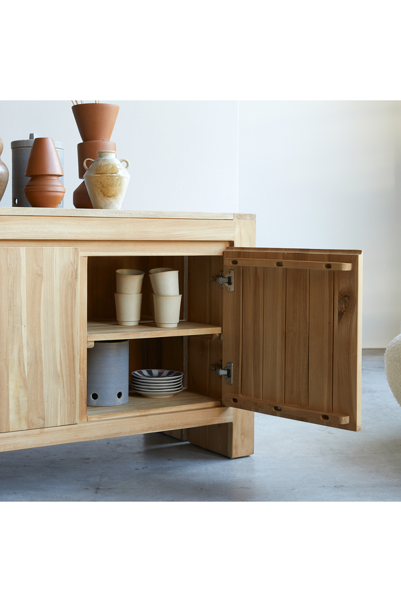 Solid Teak 3-Door Sideboard | Tikamoon Eden | Oroatrade