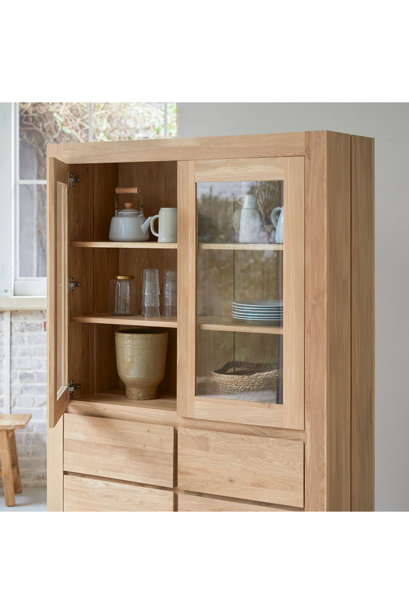 Natural Oak Kitchen Cabinet | Tikamoon Eden | OROA TRADE