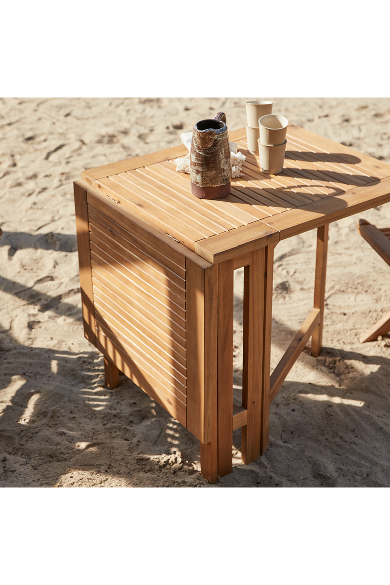 Acacia Folding Garden Furniture Set | Tikamoon Capri | Oroatrade.com