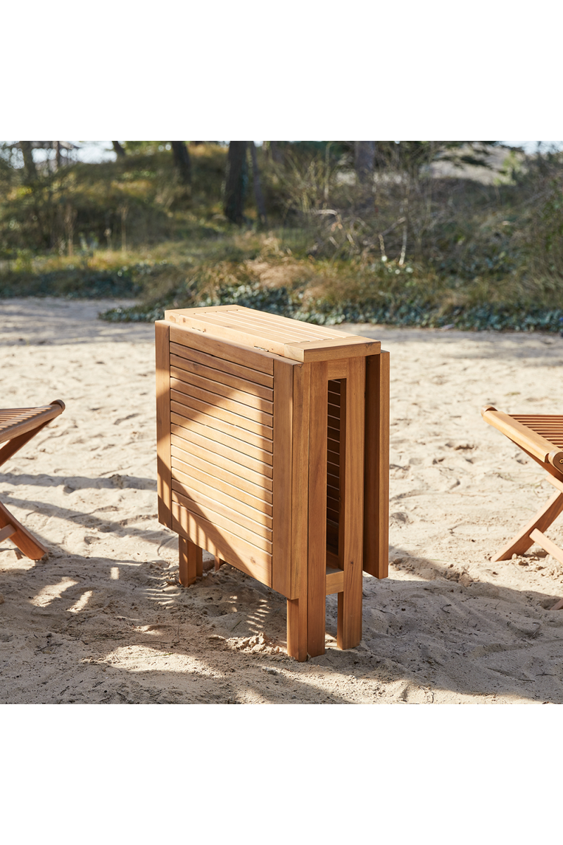 Acacia Folding Garden Furniture Set | Tikamoon Capri | Oroatrade.com