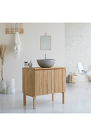 Teak Minimalist Vanity Unit | Tikamoon Jill | Oroatrade.com
