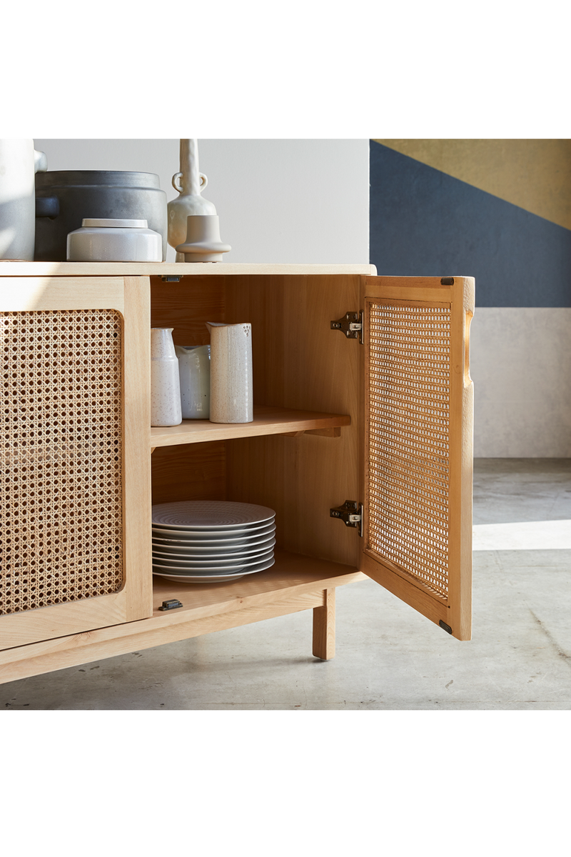 Elm Canework Sideboard | Tikamoon Luis | Oroatrade.com