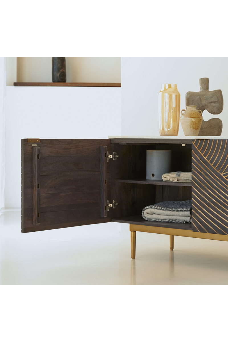 Mango Carved Sideboard | Tikamoon Bilal | Oroatrade.com