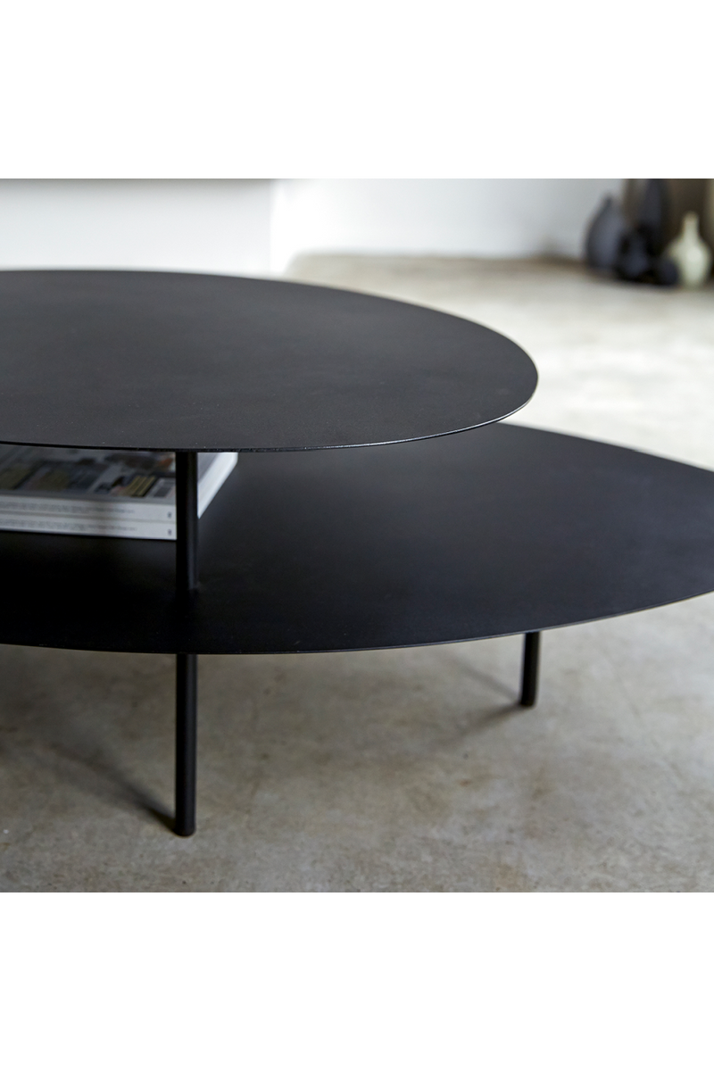 Black Metal Modern Coffee Table | Tikamoon Judit | Oroatrade.com