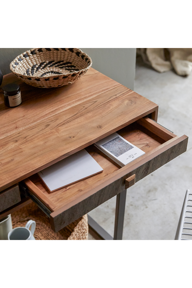 Acacia Contemporary Desk | Tikamoon Temis | Oroatrade.com