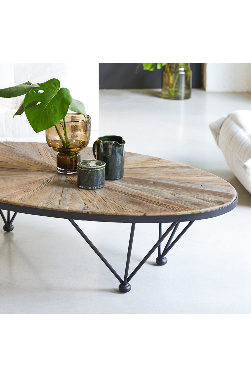 Rustic Elm Coffee Table | Tikamoon Lancelot | Oroatrade.com