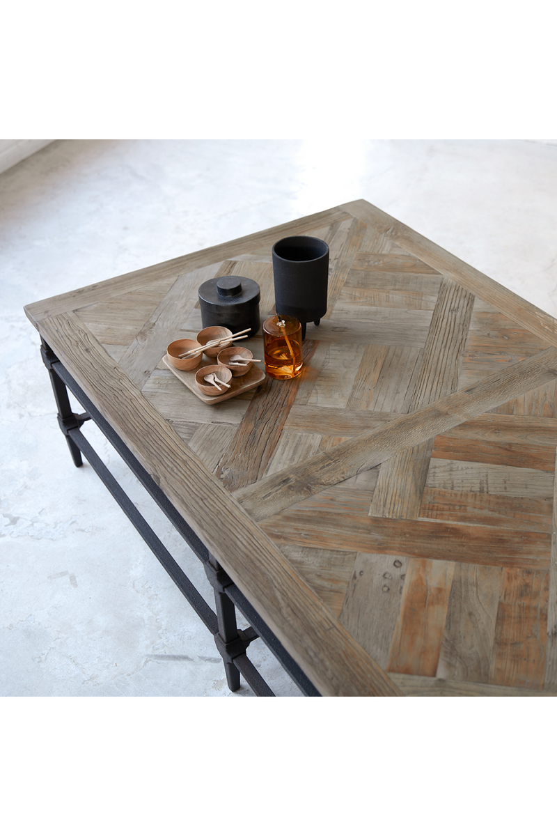 Rectangular Elm Coffee Table | Tikamoon Gatsby | OROA TRADE