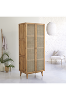 Pine and Canework Cabinet | Tikamoon Ninon | OROA TRADE
