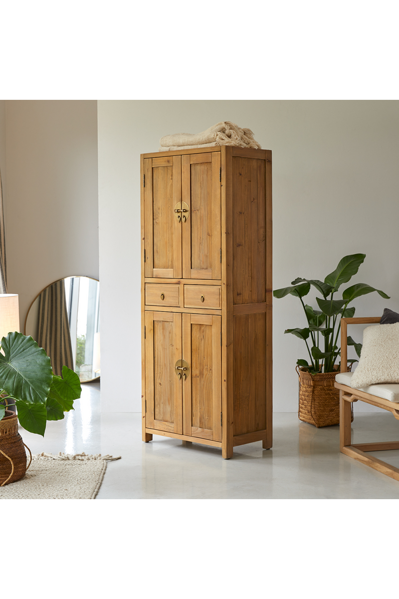 Modern Classic Pine Wardrobe | Tikamoon Yuki | Oroatrade.com