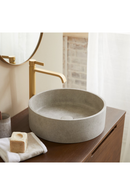 Round Concrete Bathroom Sink | Tikamoon Gina | Oroatrade.com