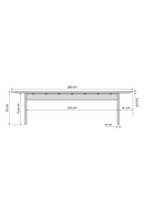 Mindi Wood Dining Table | Versmissen Isoko | Oroatrade.com