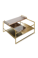 Multi-layered Gold Coffee Table | Versmissen Architect | Oroatrade.com