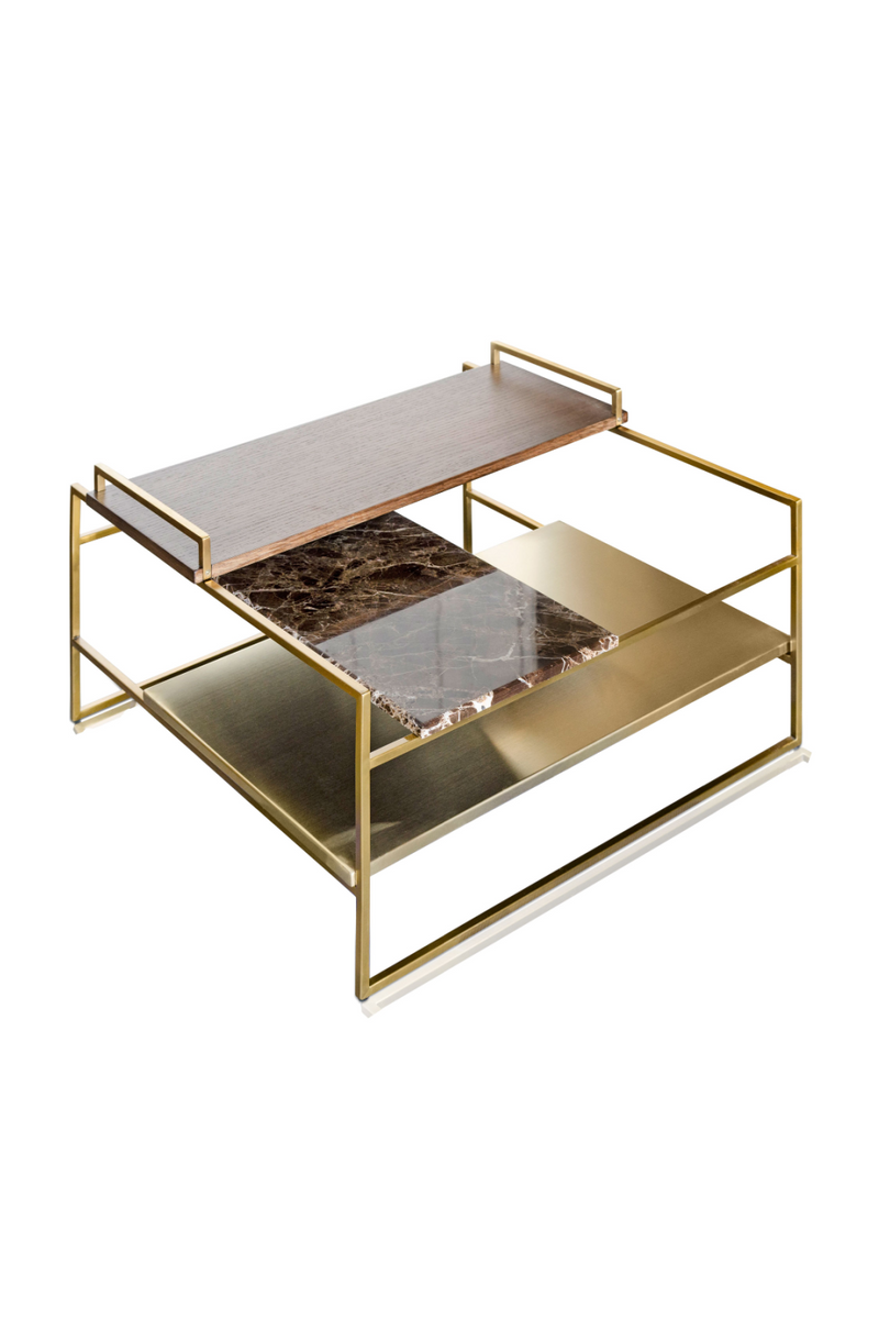 Multi-layered Gold Coffee Table | Versmissen Architect | Oroatrade.com