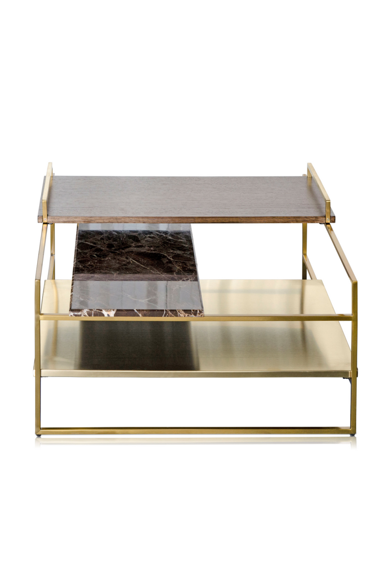 Multi-layered Gold Coffee Table | Versmissen Architect | Oroatrade.com