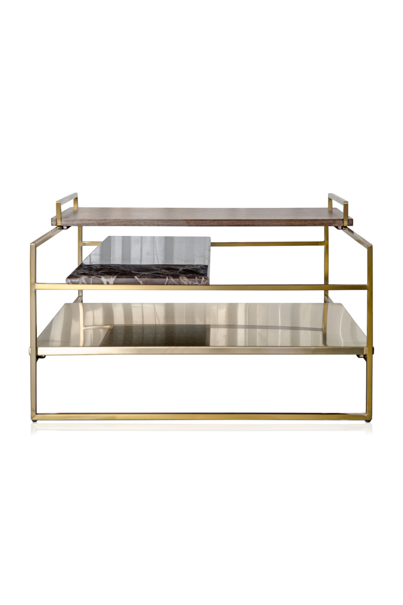 Multi-layered Gold Coffee Table | Versmissen Architect | Oroatrade.com