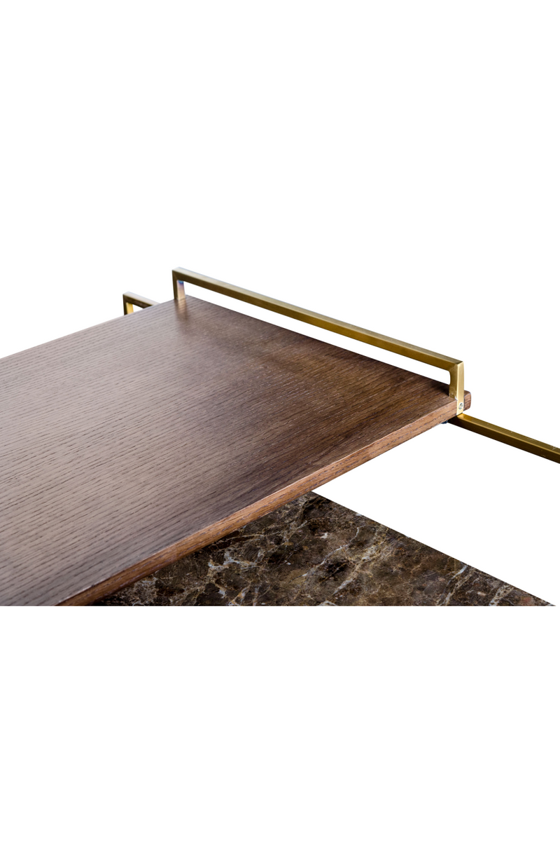 Multi-layered Gold Coffee Table | Versmissen Architect | Oroatrade.com