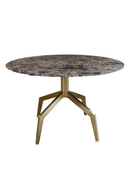 Brown Marble Round DIning Table | Versmissen Razor | Oroatrade.com