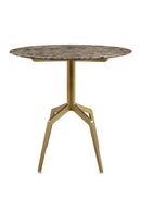 Brown Marble Round DIning Table | Versmissen Razor | Oroatrade.com