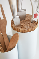 Cylinder Utensils Holder Set | Wireworks Knife & Spoon | OROA TRADE