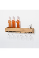 Wooden Glass Holder Shelf | Wireworks | OROA TRADE