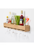 Wooden Glass Holder Shelf | Wireworks | OROA TRADE