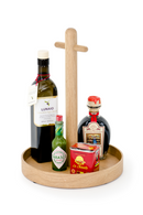 Round Wood Condiment T top Tray | Wireworks | OROA TRADE